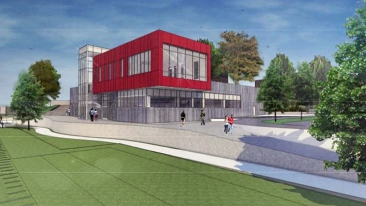 An artist's rendering of the Edgewood Recreation Center 