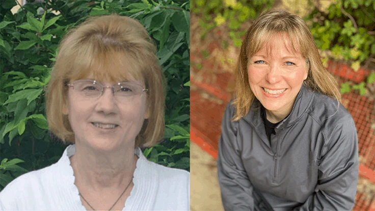 Christine Kelleher (left), Wendy Hanzel (right)